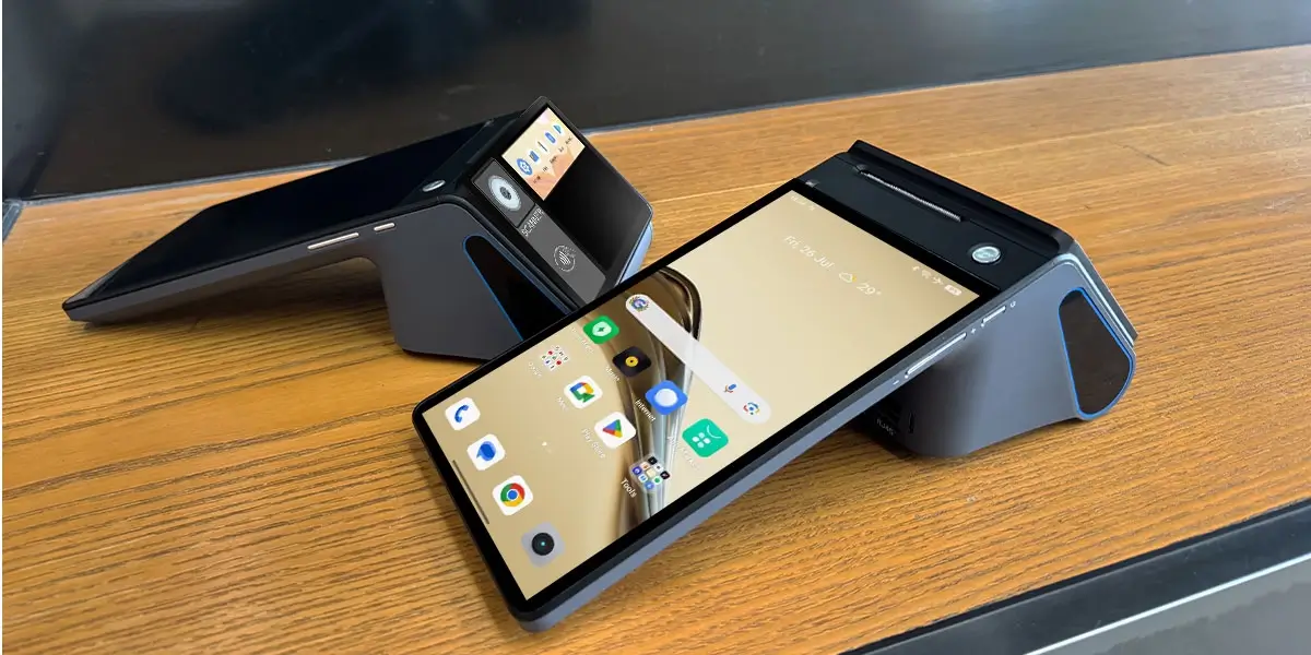 携式双屏收银终端：为快闪店与移动商贩带来的全新收银解决方案